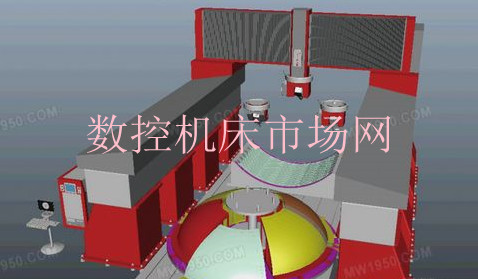 铣削激光切割五轴联动复合加工机床 铣削激光切割五轴联动复合加工机床