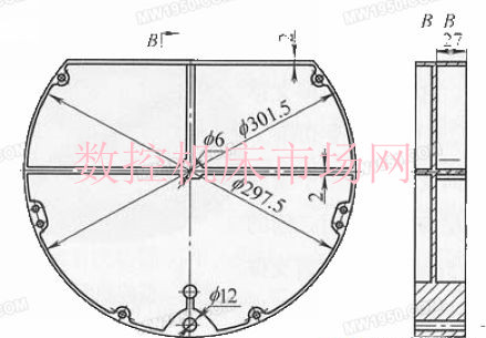 典型薄壁盘类零件的工艺方案及数控加工过程 典型薄壁盘类零件的工艺方案及数控加工过程