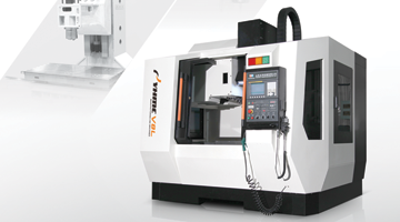 VL系列立式加工中心采用十字滑台移动结构，导轨采用直线滚动导轨，主要用于各种中，小型复杂零件的加工，能在一次装夹下完成铣、钻、扩、镗、攻丝以及轮廓铣削等多种加工，适合于加工各种精度高、工序多，形状复杂的零件，是通用机械、模具、航空、能源、交通等行业十分重要的关键设备。 机床床身、鞍座、工作台、立柱、主轴箱等主要铸件均采用高强度孕育铸铁和树脂砂铸造，并经多道时效工艺处理，保证机床的刚性和稳定性。 机床导轨采用直线滚动导轨（或两轴直线滚动导轨一轴滑动导轨），运动部件动态响应好，保证各轴直线运动平滑，实现机床高精度、高效率切削。 机床各轴均采用大扭矩交流伺服电机直联驱动精密滚珠丝杆，适宜于工件高精度强力切削 