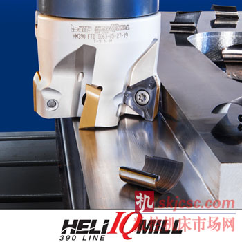 伊斯卡拓展了螺旋刃IQ铣刀（HELIIQMILL 390）系列