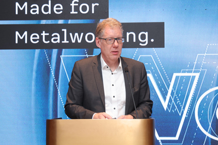 德国机床制造商协会(VDW)执行总裁马库斯•赫尔宁博士(Dr. Markus Heering) 德国机床制造商协会(VDW)执行总裁马库斯•赫尔宁博士(Dr. Markus Heering)